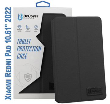 Чохол, сумка для планшета BeCover Xiaomi Redmi Pad 10.61" 2022 Black (708675)