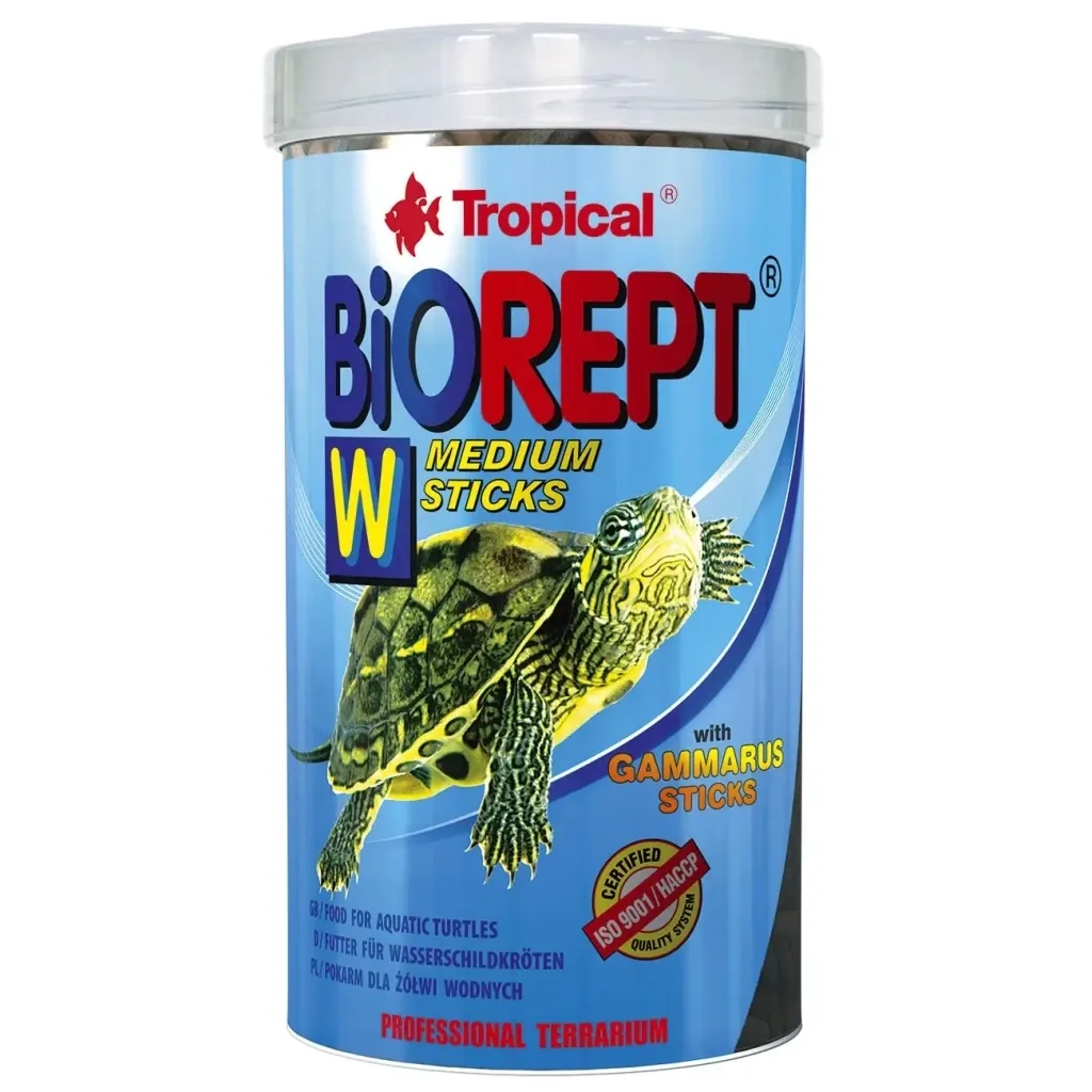 Корм для черепах Tropical Biorept W земноводних і водних 500 мл/150 г (5900469113653)
