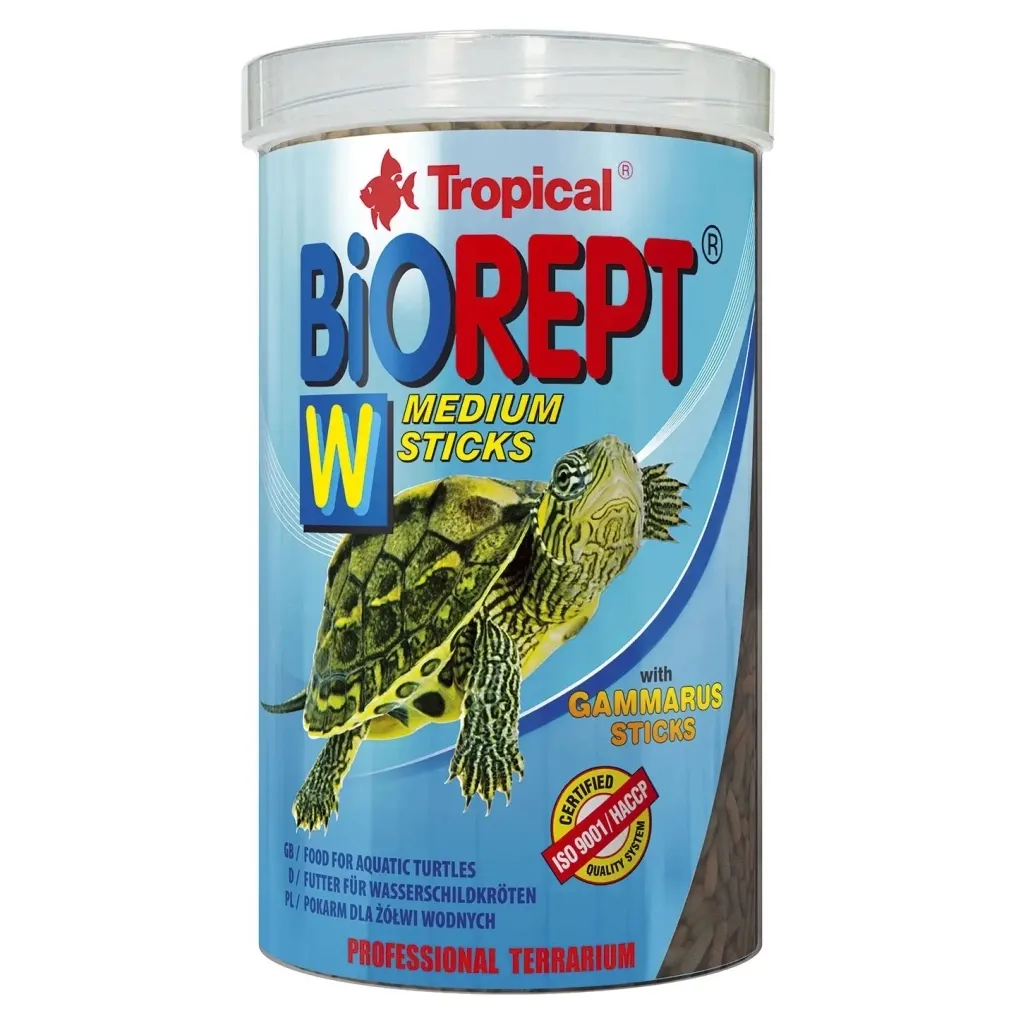 Корм для черепах Tropical Biorept W земноводних і водних 1000 мл/300 г (5900469113660)