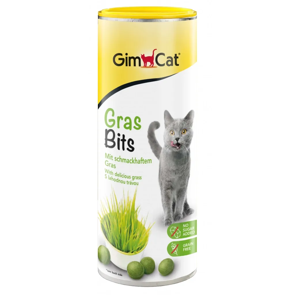 Вітамін для котів GimCat GrasBits вітамінізовані таблетки з травою 425 г (4002064417080)