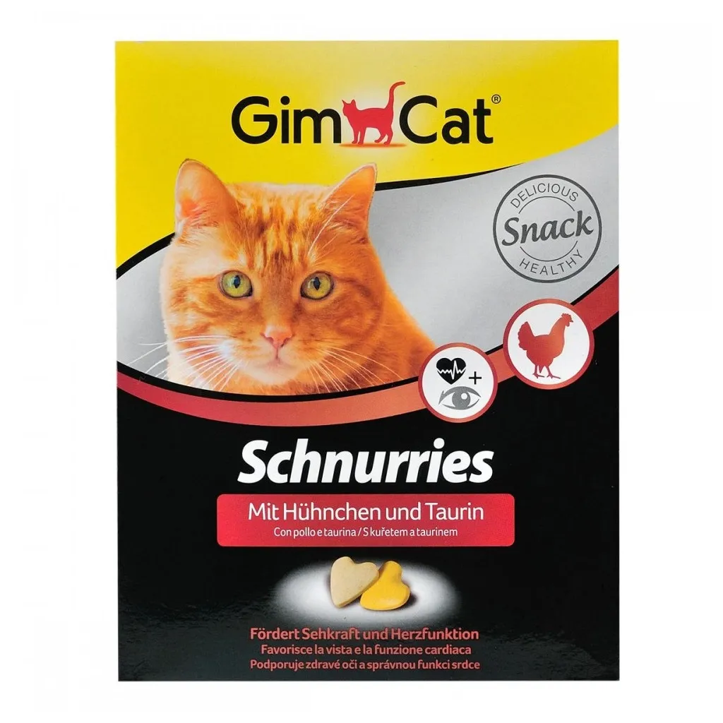 Вітамін для котів GimCat Schnurries з куркою і таурином 420 г (4002064409351)