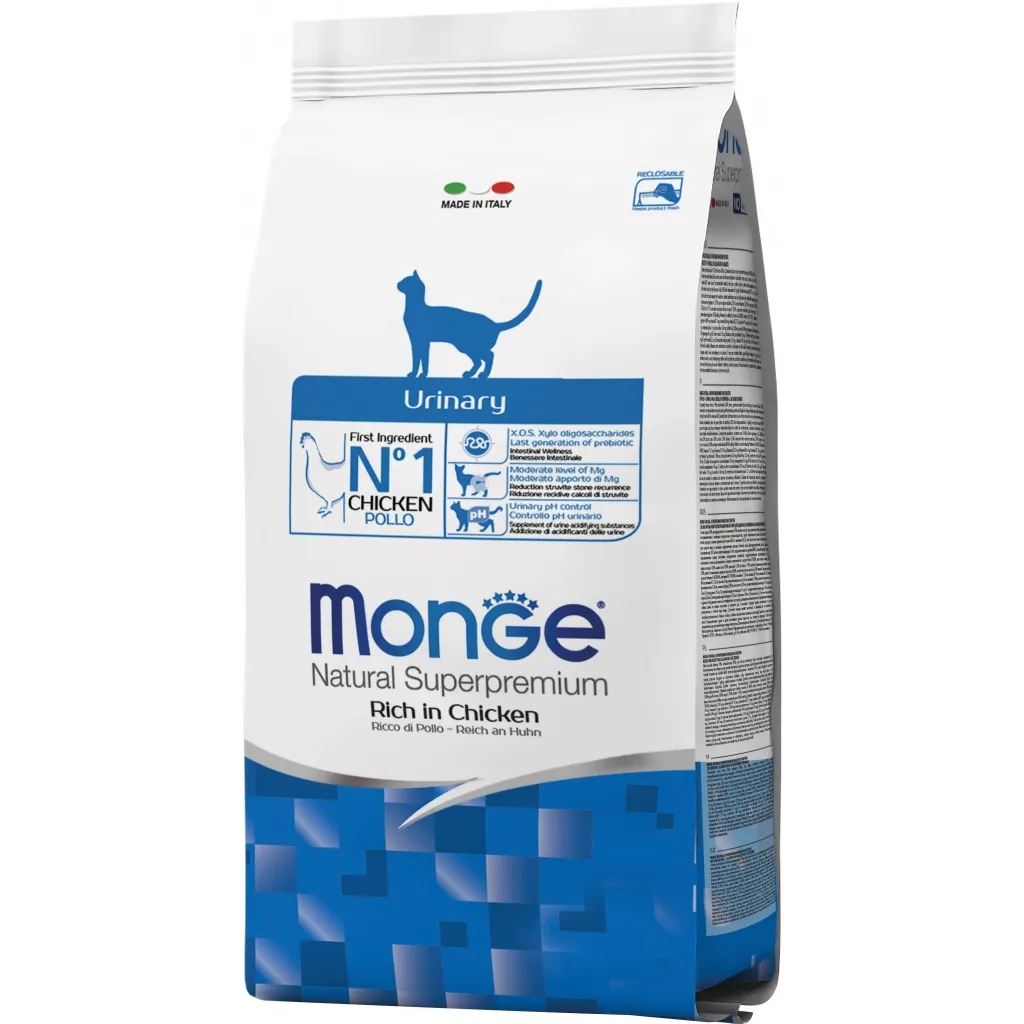 Сухий корм для котів Monge Cat Urinary зі смаком лосося і рису 400 г (8009470011907)