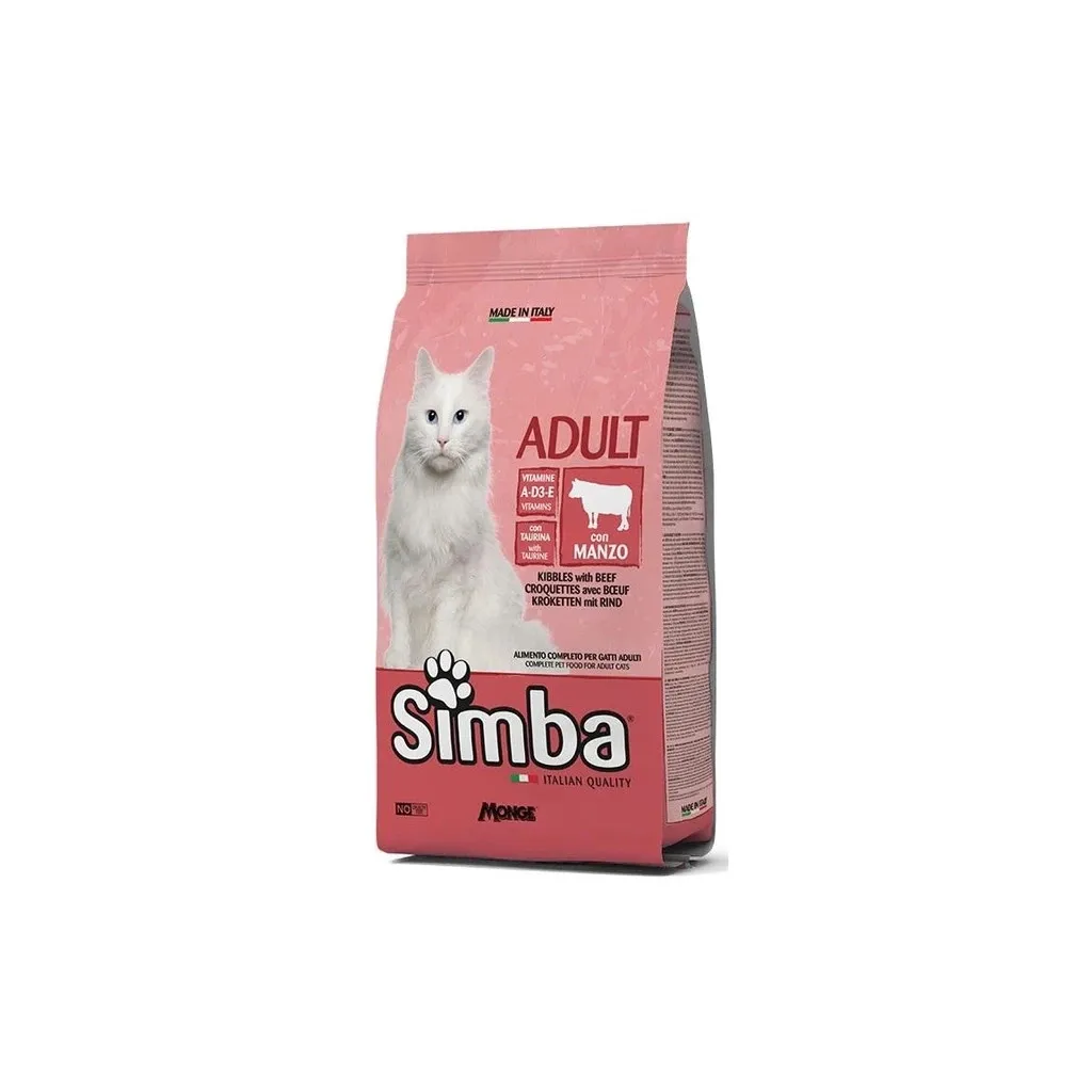 Сухий корм для котів Simba Cat говядина 5 кг (8009470156020)