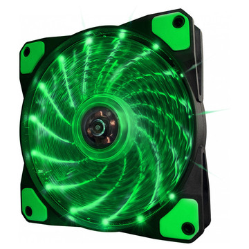 Вентилятор Frime Iris LED Fan 15LED Green (FLF-HB120G15)