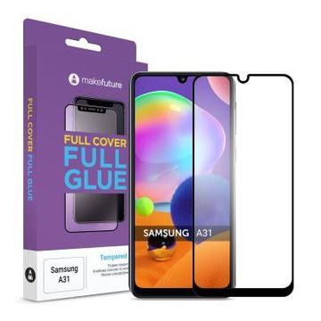 Защитное стекло и пленка  MakeFuture для Samsung Galaxy A31 M-A315 Full Cover Full Glue, 0.25 mm (MGF-SA31)