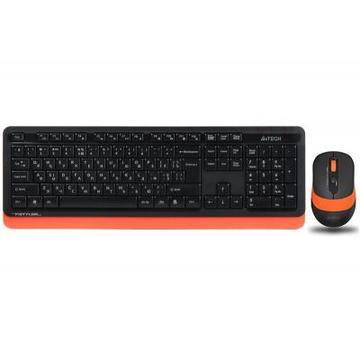 Комплект (клавиатура и мышь) A4Tech FG1010 Orange
