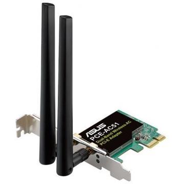 Wi-Fi адаптер Asus PCE-AC51 802.11ac, 2.4/5 ГГц, AC750