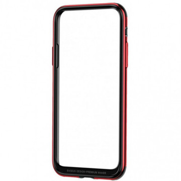 Бампер Baseus Hard And Soft Border For Apple iPhone X/XS Red (FRAPIPHX-09)