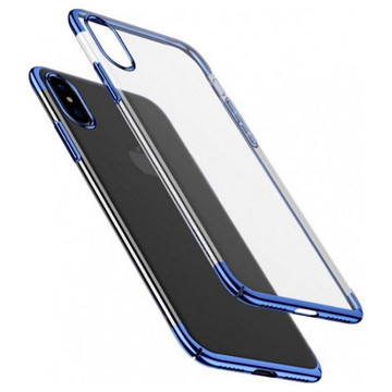 Чехол-накладка Baseus Glitter for Apple iPhone X Blue (WIAPIPHX-DW03)