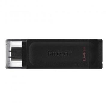 Флеш пам'ять USB Kingston DT70 64GB Type-C USB 3.2 (DT70/64GB)