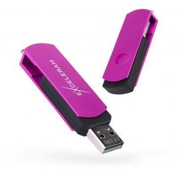 Флеш память USB Exceleram 16GB P2 Series Purple/Black USB 2.0 (EXP2U2PUB16)