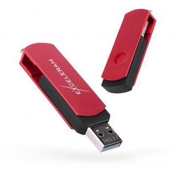 Флеш память USB Exceleram 16GB P2 Series Red/Black USB 2.0 (EXP2U2REB16)