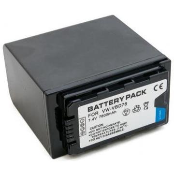Аккумулятор для фото-видеотехники ExtraDigital Panasonic VW-VBD78, Li-ion, 7.4V, 7800mAh (BDP2694)