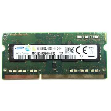 Оперативная память Samsung DDR3L-1600 SODIMM 4GB 1,35V (M471B5173QH0-YK0)