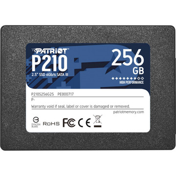 SSD накопитель PATRIOT P210 256 GB (P210S256G25)