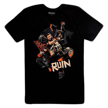 Одежда для геймеров COD "Black Ops 4 T-Shirt Ruin Knock Black", XL