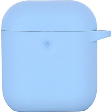 Аксесуар для навушників 2Е для Apple AirPods, Pure Color Silicone (3.0mm) , Sky blue