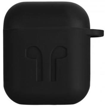 Аксесуар для навушників 2Е для Apple AirPods, Pure Color Silicone Imprint (1.5mm), Black