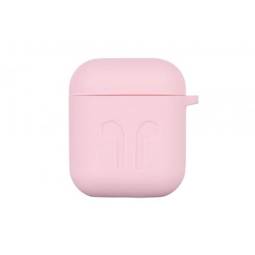 Аксесуар для навушників 2Е для Apple AirPods, Pure Color Silicone Imprint (1.5mm), Light pink
