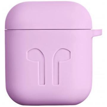 Аксесуар для навушників 2Е для Apple AirPods, Pure Color Silicone Imprint (1.5mm), Lavender