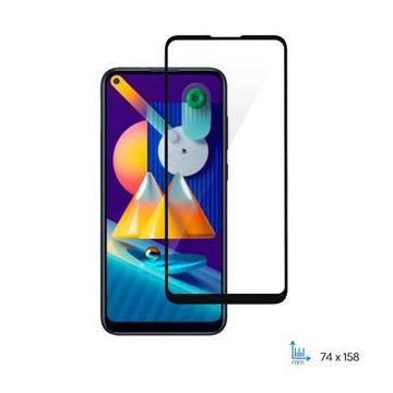 Захисне скло та плівка 2E Basic для Samsung Galaxy M11 (M115F), 2.5D FCFG, black border