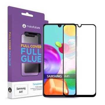 Защитное стекло и пленка  MakeFuture для Samsung Galaxy A41 SM-A415 Full Cover Full Glue, 0.25mm (MGF-SA41)