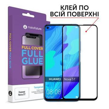 Захисне скло та плівка MakeFuture для Huawei Nova 5T Full Cover Full Glue, 0.33 mm, 2.5D (MGF-HUN5T)