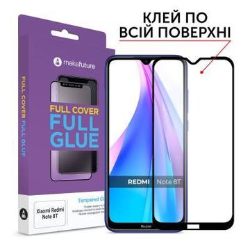 Захисне скло та плівка MakeFuture для Xiaomi Redmi Note 8T Full Cover Full Glue, 0.33 mm (MGF-XRN8T)