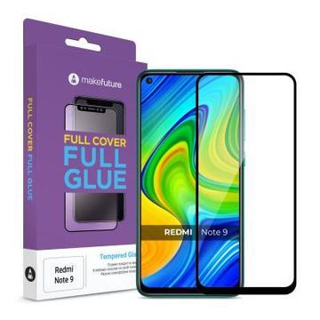 Захисне скло та плівка MakeFuture для Xiaomi Redmi Note 9 Full Cover Full Glue, 0.25mm (MGF-XRN9)