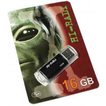 Флеш память USB Hi-Rali 16GB Corsair Series Black USB 2.0 (HI-16GBCORBK)