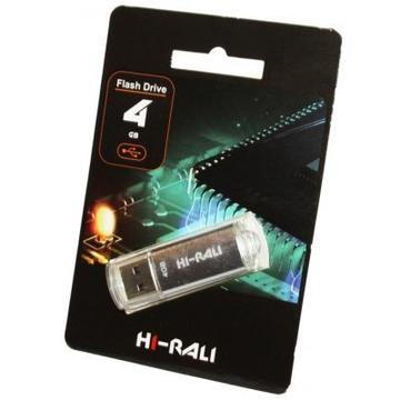Флеш пам'ять USB USB 4GB Hi-Rali Rocket Series Silver (HI-4GBVCSL)