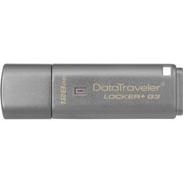 Флеш память USB Kingston 128GB DataTraveler Locker+ G3 USB 3.0 (DTLPG3/128GB)