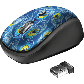 Мишка Trust YVI WIRELESS MOUSE PEACOCK