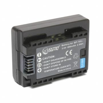 Акумулятор для фото-відеотехніки ExtraDigital Canon BP-709 (Chip) (BDC1300)