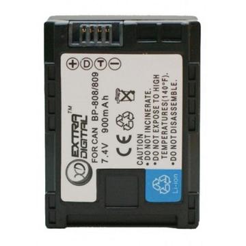 Аккумулятор для фото-видеотехники ExtraDigital Canon BP-808 Chip (BDC2415)
