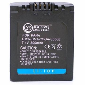 Аккумулятор для фото-видеотехники ExtraDigital Panasonic S006E (DV00DV1100)