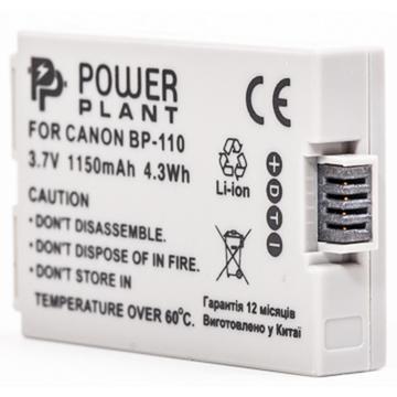 Акумулятор для фото-відеотехніки PowerPlant Canon BP-110 Chip (DV00DV1384)