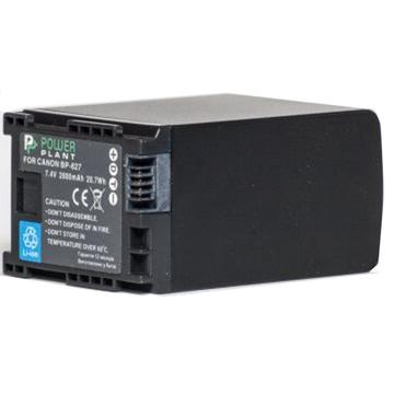 Аккумулятор для фото-видеотехники PowerPlant Canon BP-827 Chip (DV00DV1262)