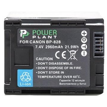 Аккумулятор для фото-видеотехники PowerPlant Canon BP-828 Chip (DV00DV1372)