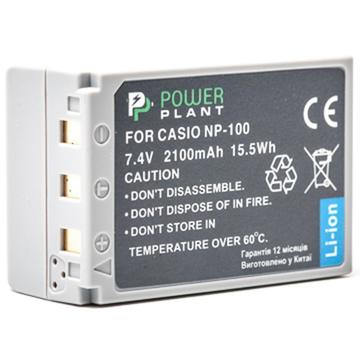Акумулятор для фото-відеотехніки PowerPlant Casio NP-100 (DV00DV1240)