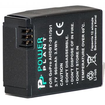 Аккумулятор для фото-видеотехники PowerPlant GoPro Hero 3, AHDBT-201, 301 (DV00DV1357)