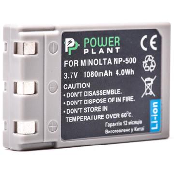 Аккумулятор для фото-видеотехники PowerPlant Minolta NP-500, NP-600 (DV00DV1054)
