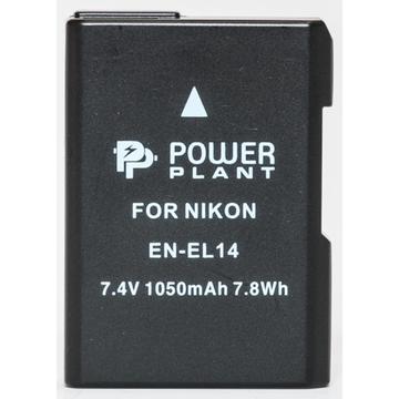 Акумулятор для фото-відеотехніки PowerPlant Nikon EN-EL14 Chip (D3100, D3200, D5100) (DV00DV1290)