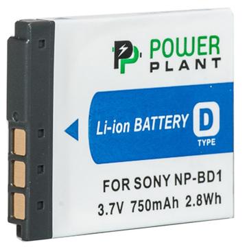 Аккумулятор для фото-видеотехники PowerPlant Sony NP-BD1, NP-FD1 (DV00DV1204)