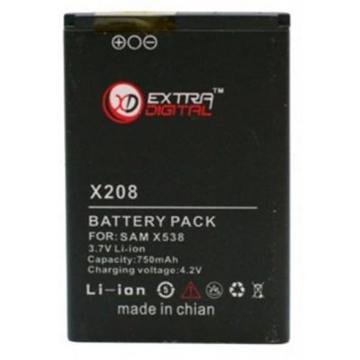 Аккумулятор для телефона EXTRADIGITAL Samsung SGH-X208 (750 mAh) (BMS6338)