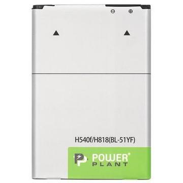 Акумулятор для мобільного телефону PowerPlant LG H540F/H818 (BL-51YF) 3000mAh (SM160129)