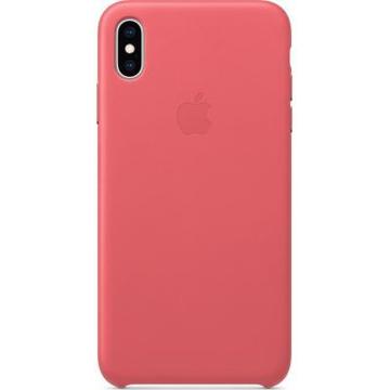 Чехол для смартфона Apple iPhone XS Max Leather Case - Peony Pink, Model (MTEX2ZM/A)