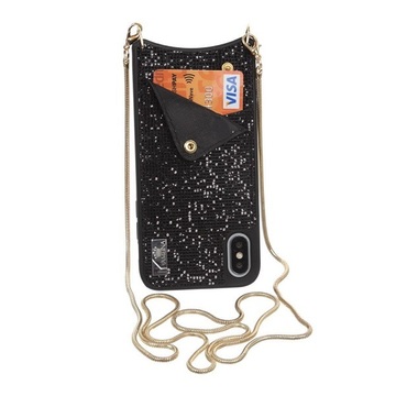 Чехол-накладка BeCover Glitter Wallet Apple iPhone Xs Max Black (703621) (703621)