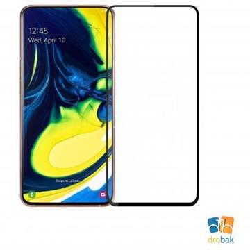 Захисне скло та плівка Drobak Full Glue для Samsung Galaxy A80 (Black (441607)