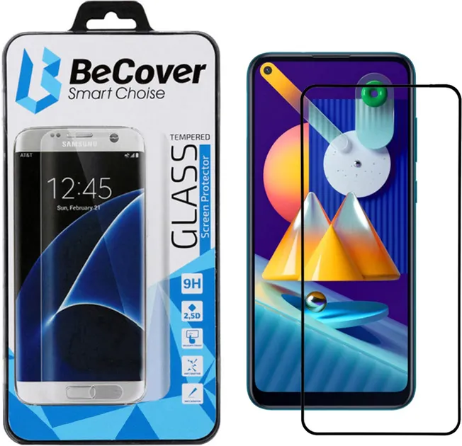 Захисне скло BeCover Samsung Galaxy M11 SM-M115 Black (704848)